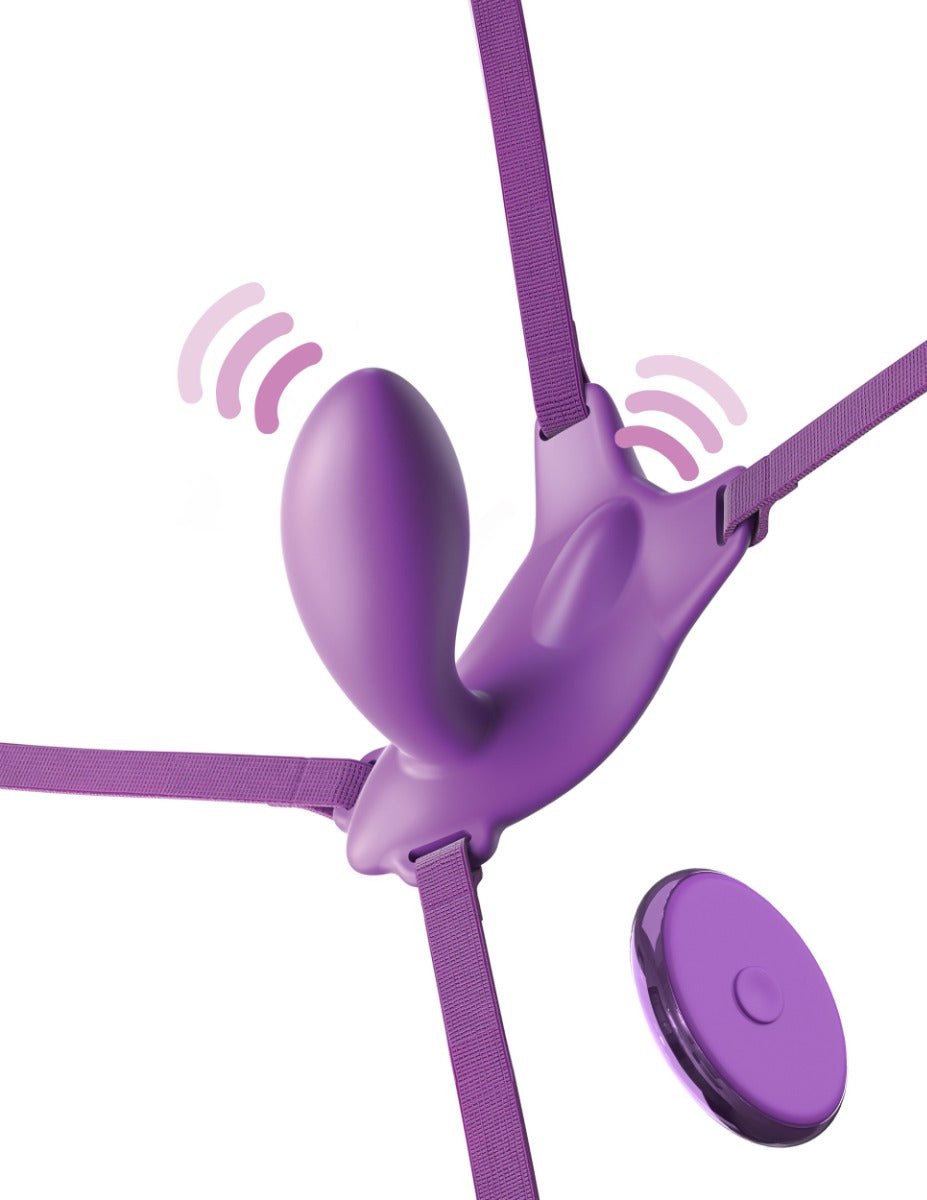 Pipedream - Fantasy For Her - Ultimate G-Spot Butterfly Strap-On - Purple