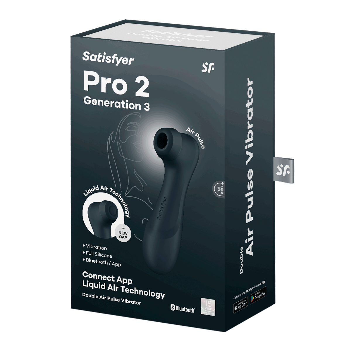 Satisfyer Pro 2 Generation 3 App Enabled Black