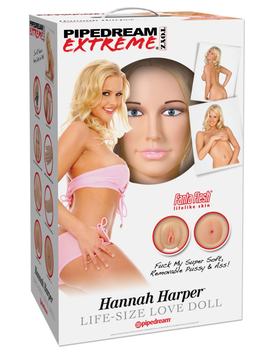 Pipedream - PDX Extreme - Dollz Hannah Harper Life-Size Love Doll - Light