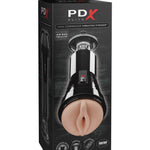 Pipedream - PDX Elite - Cock Compressor Vibrating Stroker - Light/Black