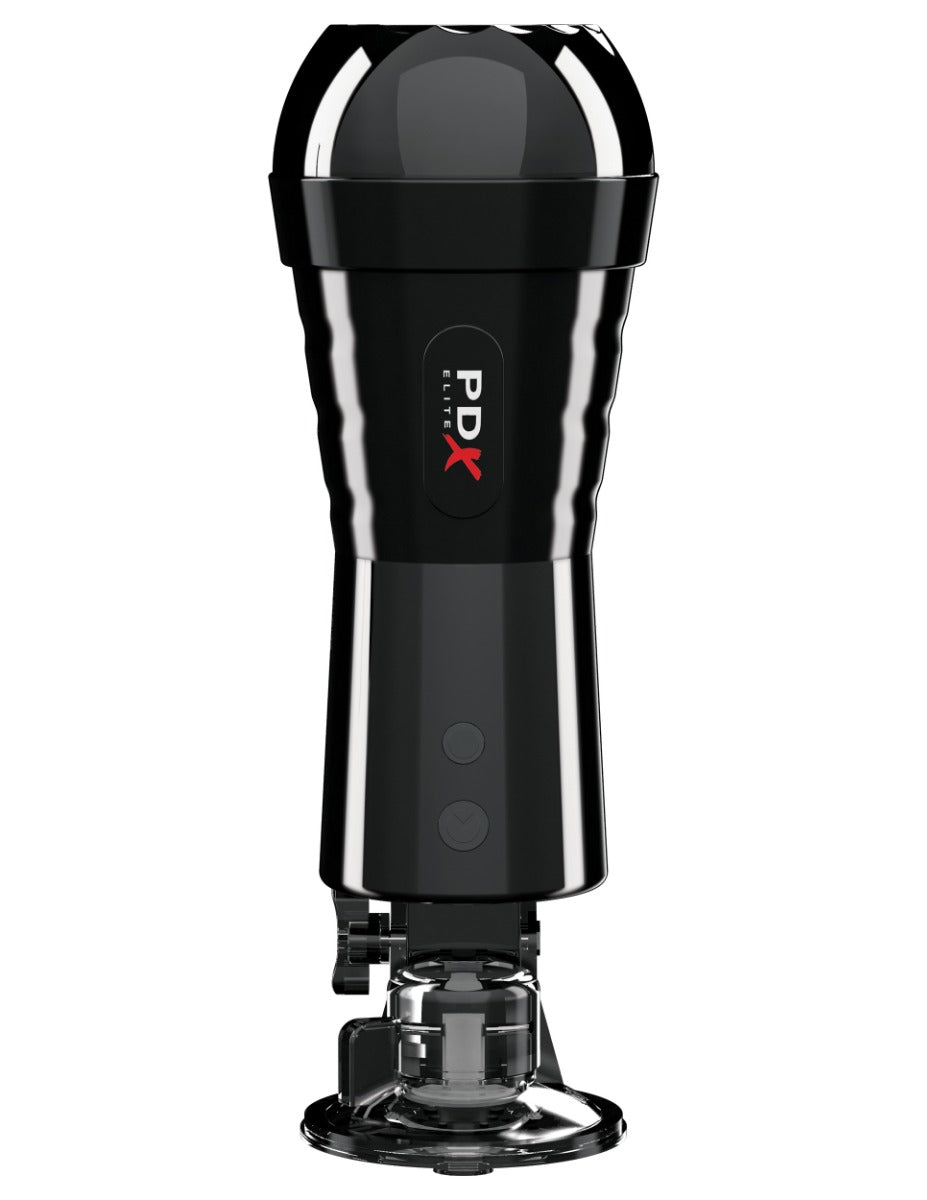 Pipedream - PDX Elite - Cock Compressor Vibrating Stroker - Light/Black