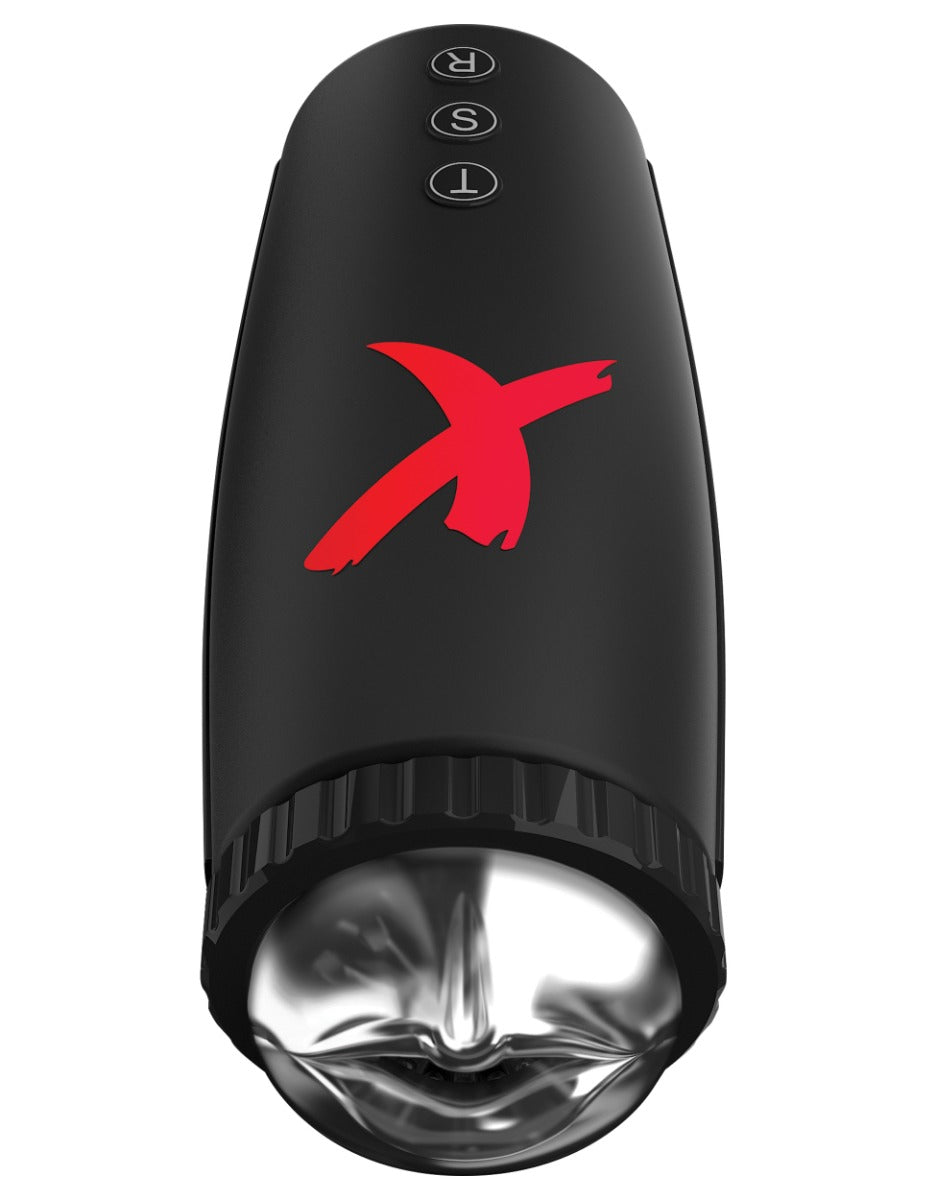 Pipedream - PDX Elite - Moto-Bator - Clear/Black