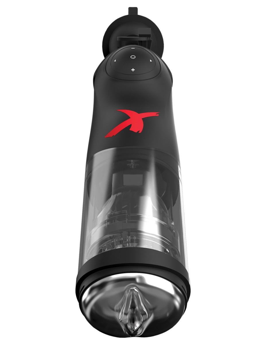 Pipedream - PDX Elite - Deluxe Mega-Bator - Clear/Black
