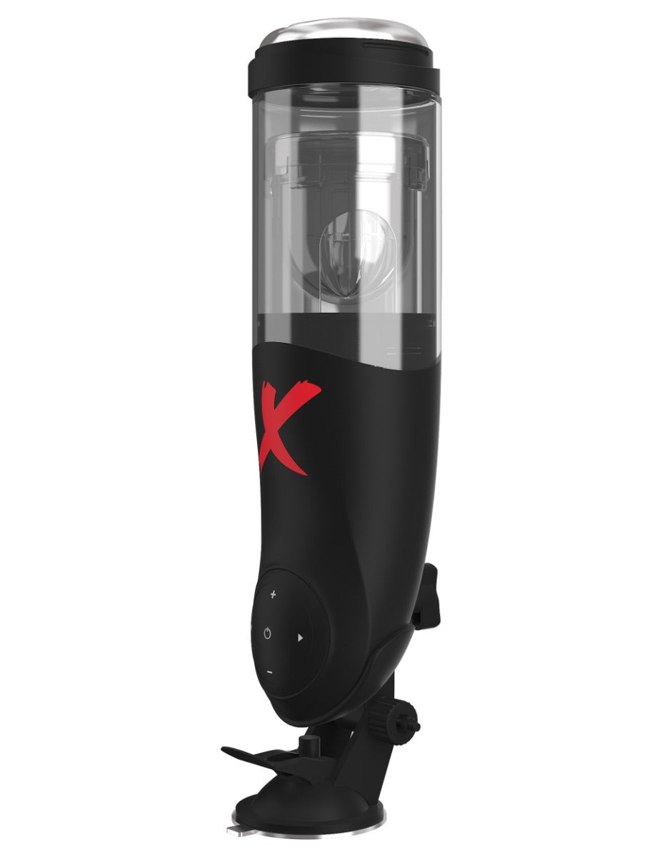 Pipedream - PDX Elite - Deluxe Mega-Bator - Clear/Black