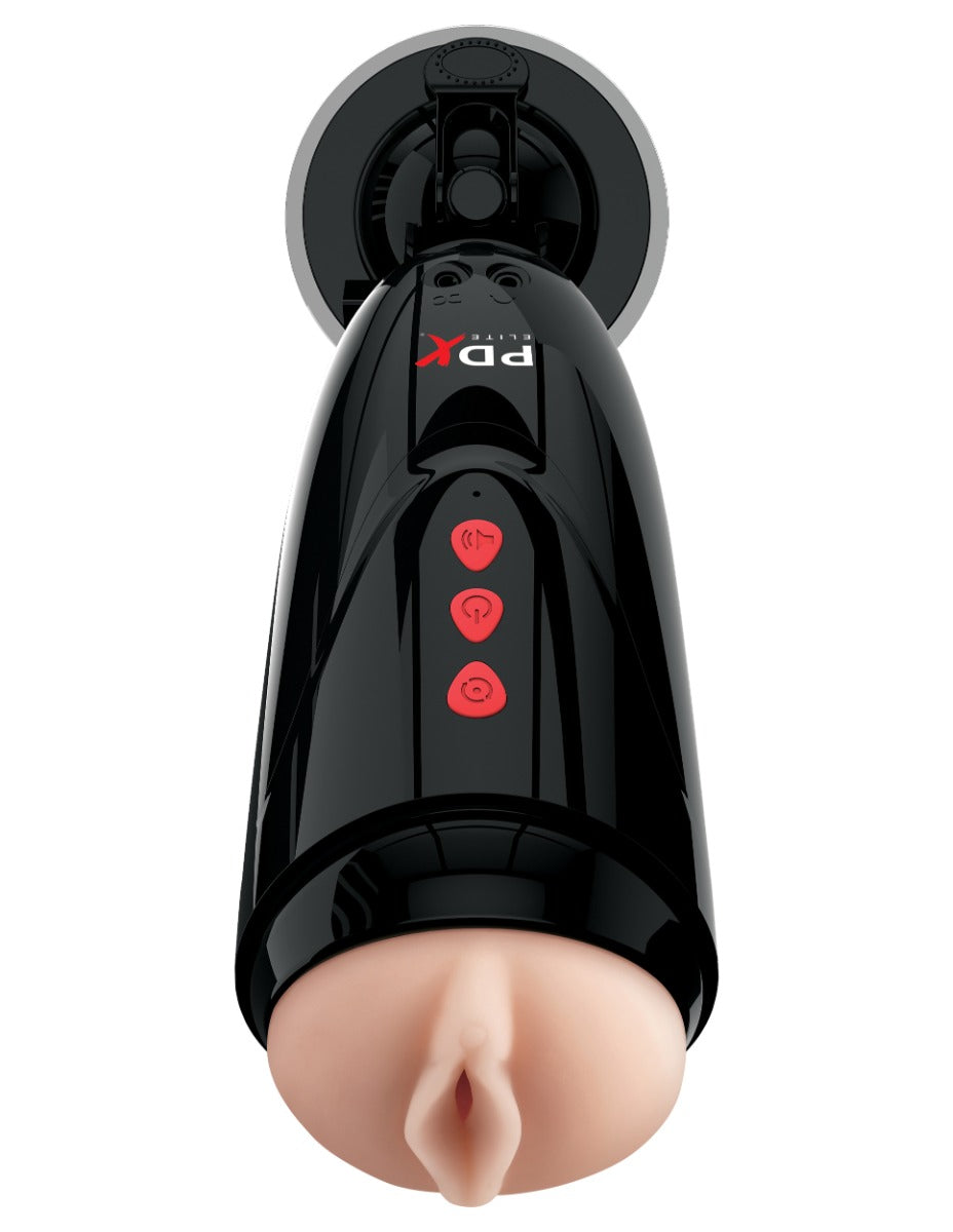 Pipedream - PDX Elite - Dirty Talk Starter Stroker - Light/Black