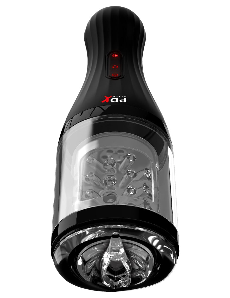 Pipedream - PDX Elite - Talk Dirty Rotobator - Clear/Black