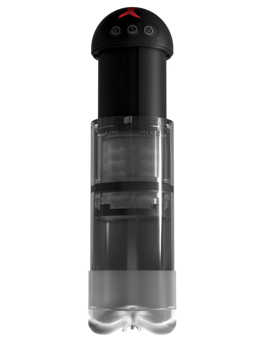 Pipedream - PDX Elite - Extender Pro Vibrating Pump - Clear/Black