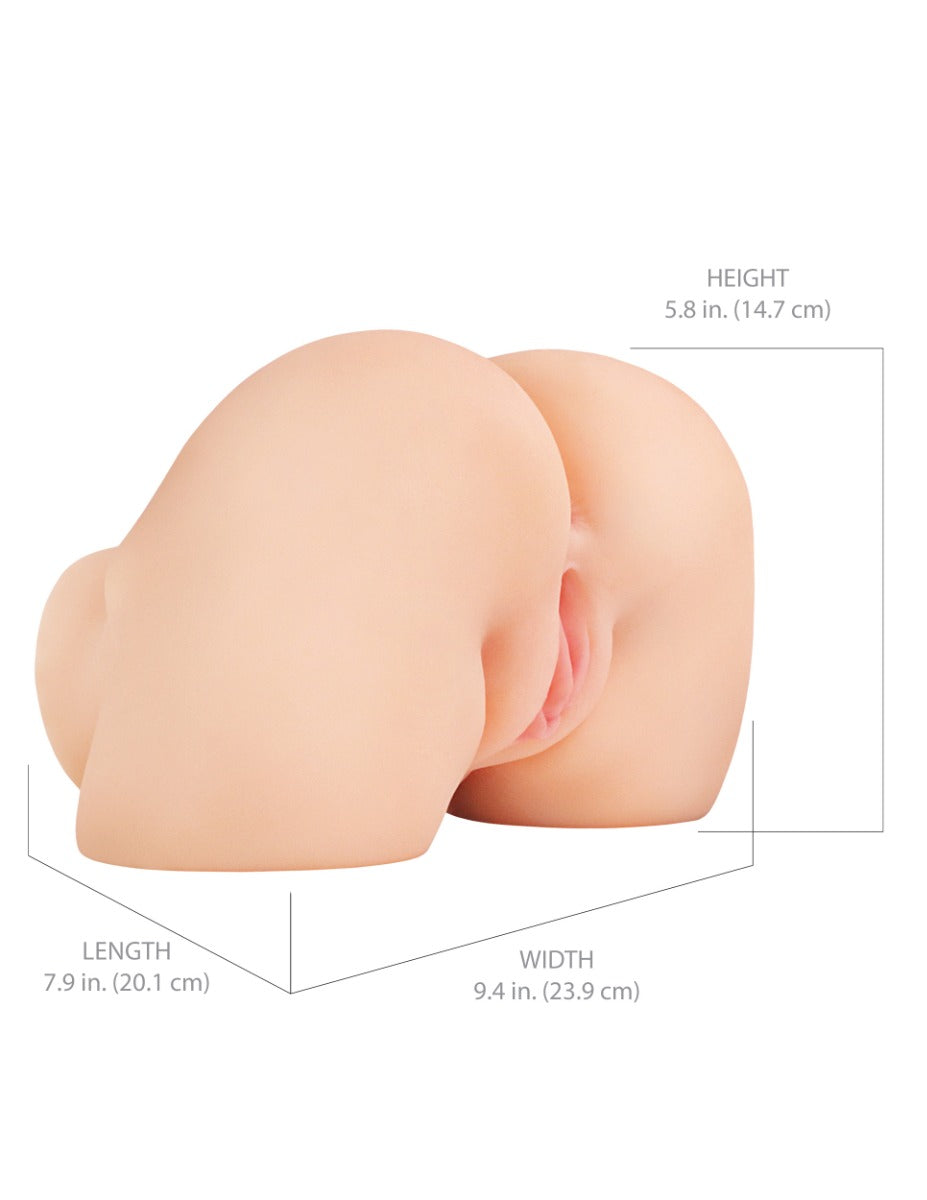 Pipedream - PDX Elite - Shake That Ass Vibrating Mega Masturbator - Light