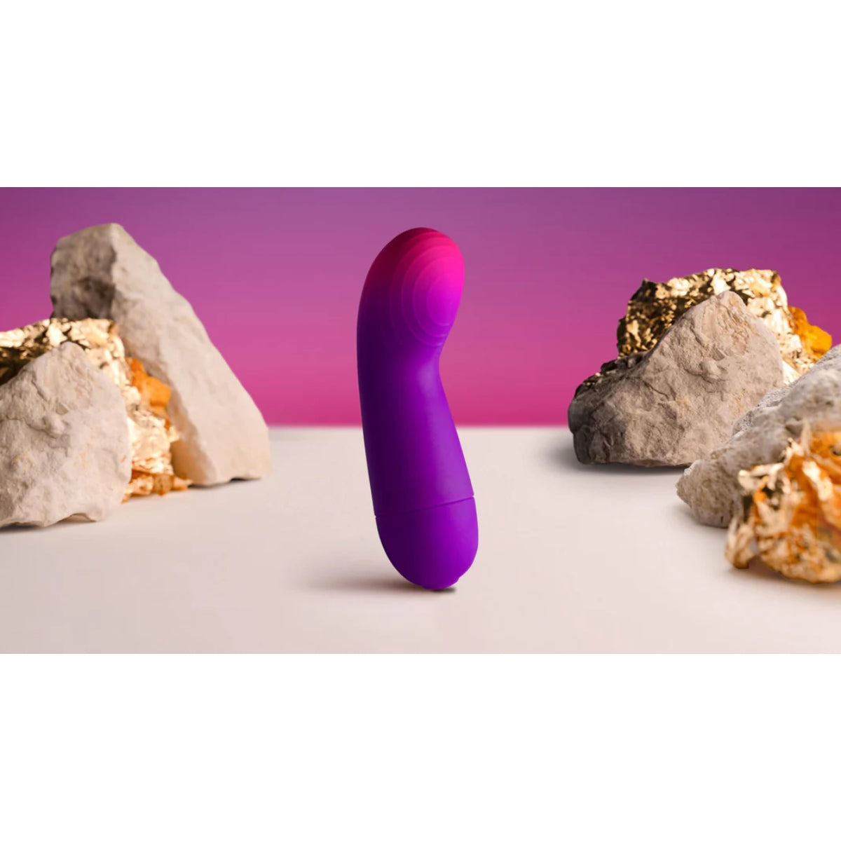 Rocks Off Glo-Girl G-Spot Vibrator Purple Pink