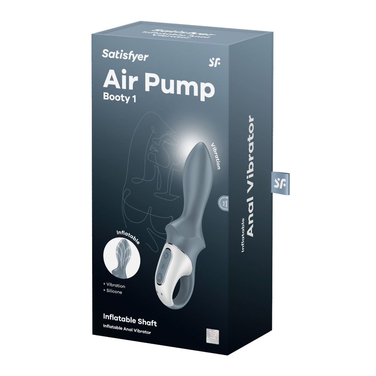 Satisfyer Air Pump Booty 1 Grey