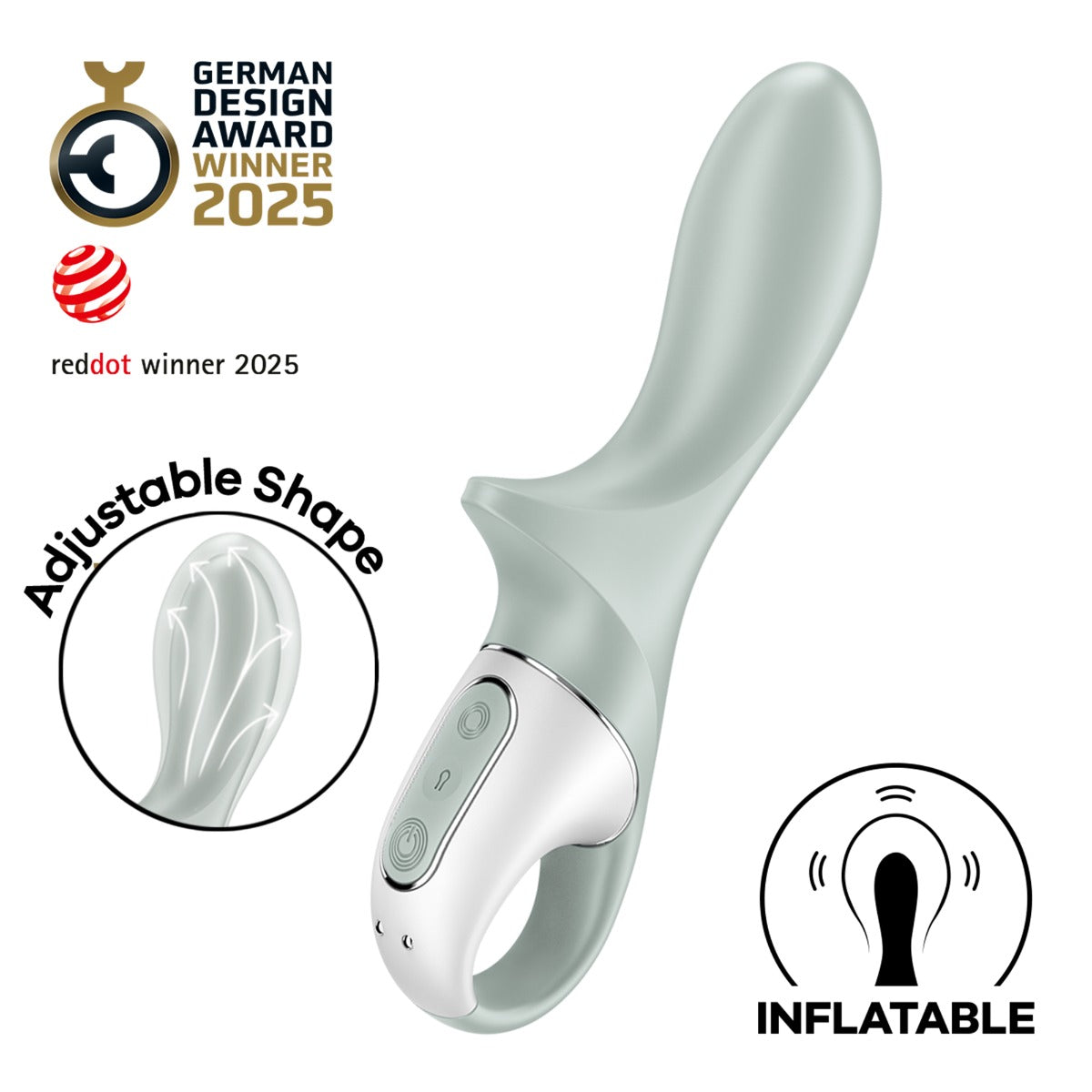 Satisfyer Air Pump Booty 3 Greygreen