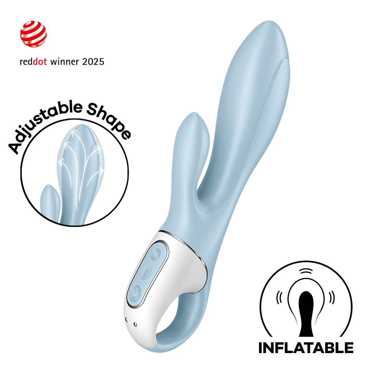 Satisfyer Air Pump Bunny 1 Ice Blue