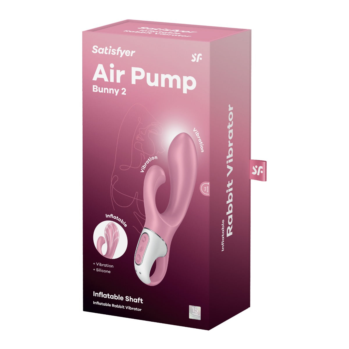 Satisfyer Air Pump Bunny 2 Light Red