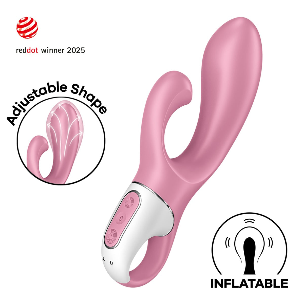 Satisfyer Air Pump Bunny 2 Light Red
