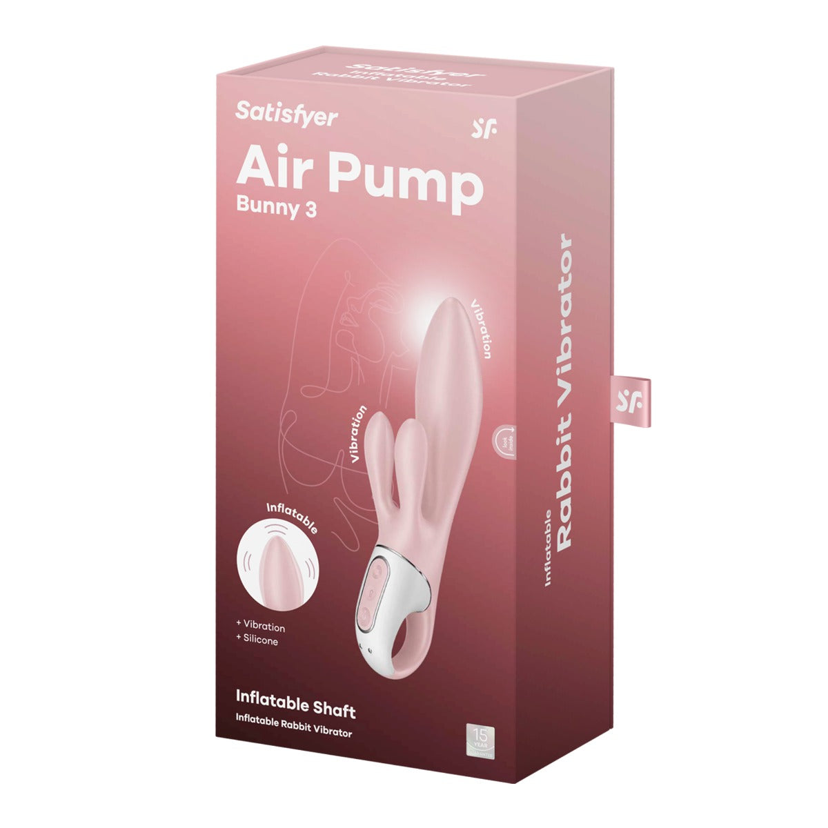 Satisfyer Air Pump Bunny 3 Rose