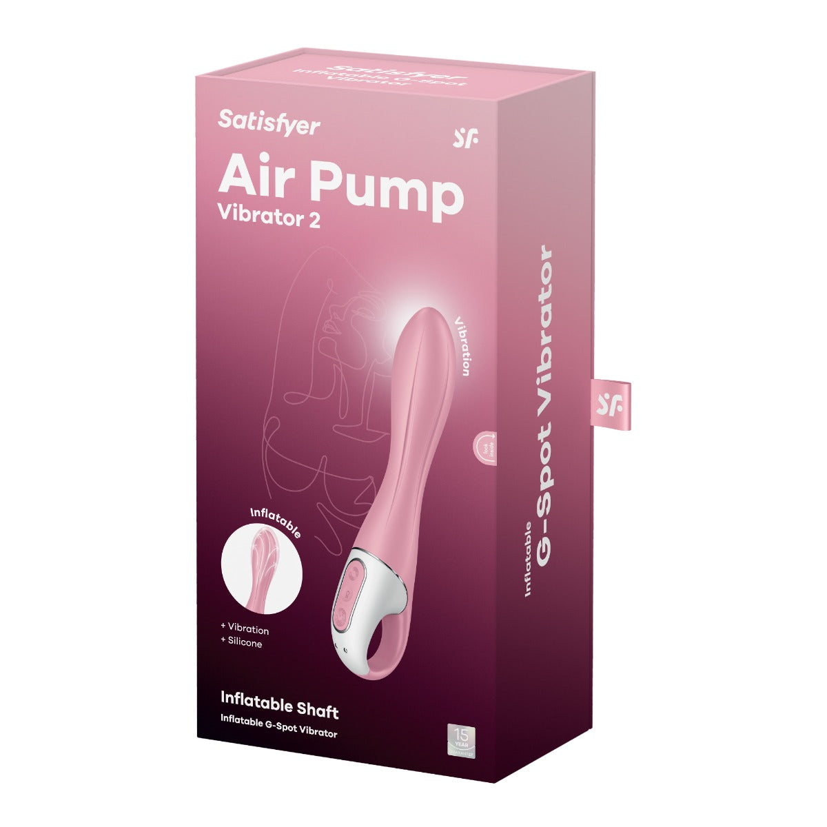 Satisfyer Air Pump Vibrator 2 Light Red