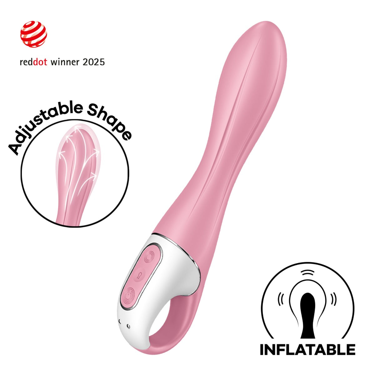 Satisfyer Air Pump Vibrator 2 Light Red