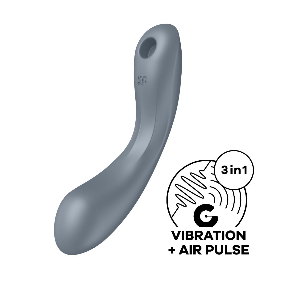 Satisfyer Curvy Trinity 1 Bluegrey