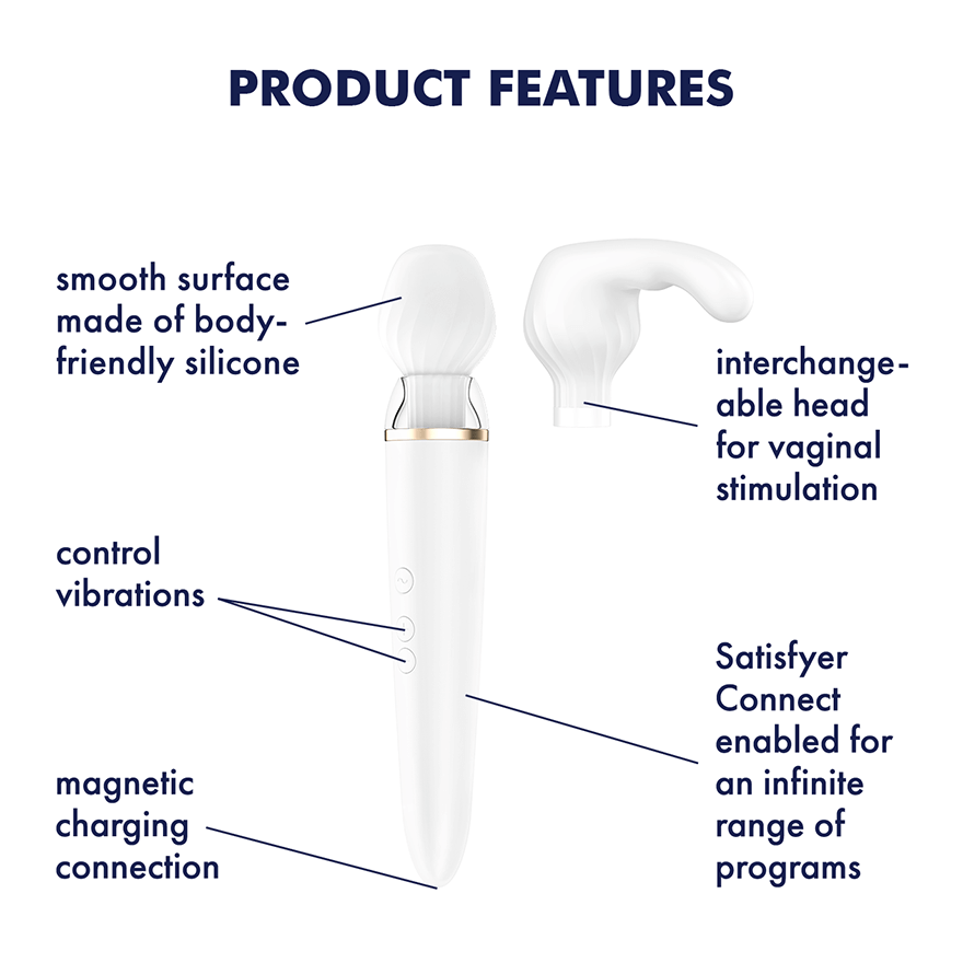 Satisfyer Double Wand-er White