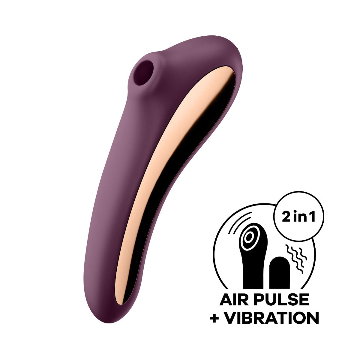 Satisfyer Dual Kiss Burgundy