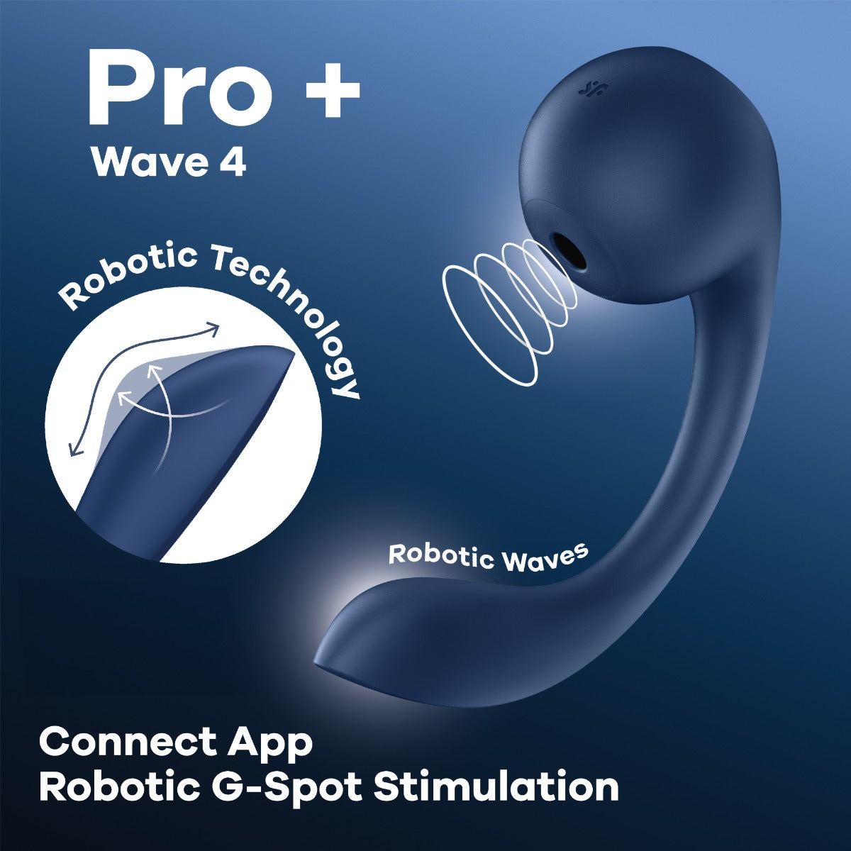 Satisfyer Pro+ Wave 4 Dark Blue