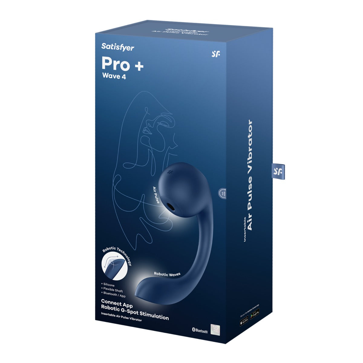 Satisfyer Pro+ Wave 4 Dark Blue