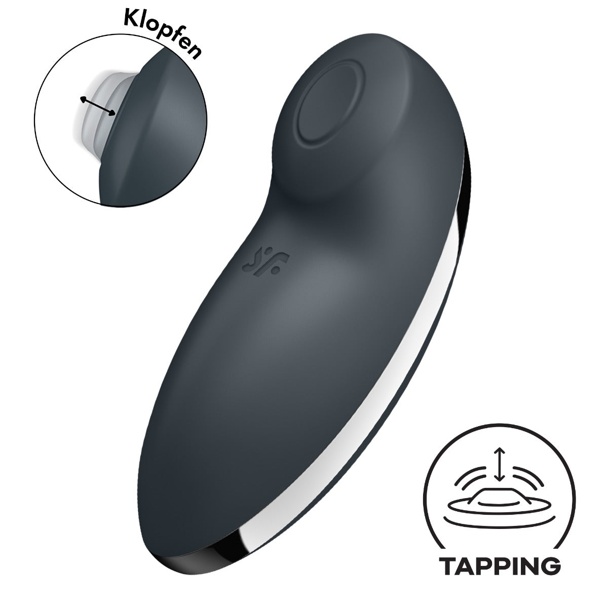 Satisfyer Tap & Climax 2 Grey