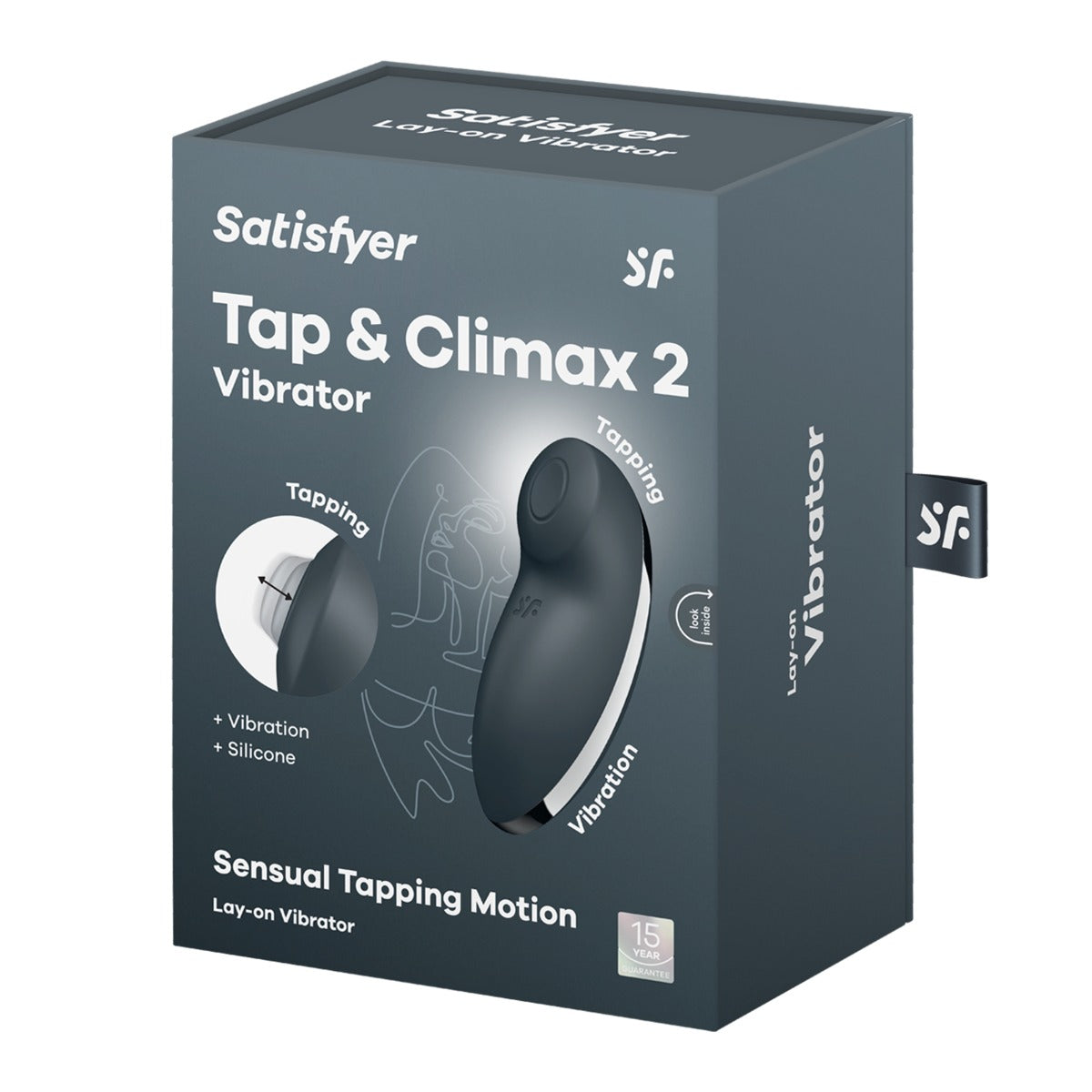 Satisfyer Tap & Climax 2 Grey