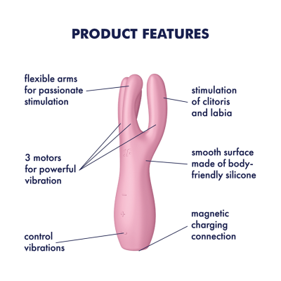 Satisfyer Threesome 3 - Pink