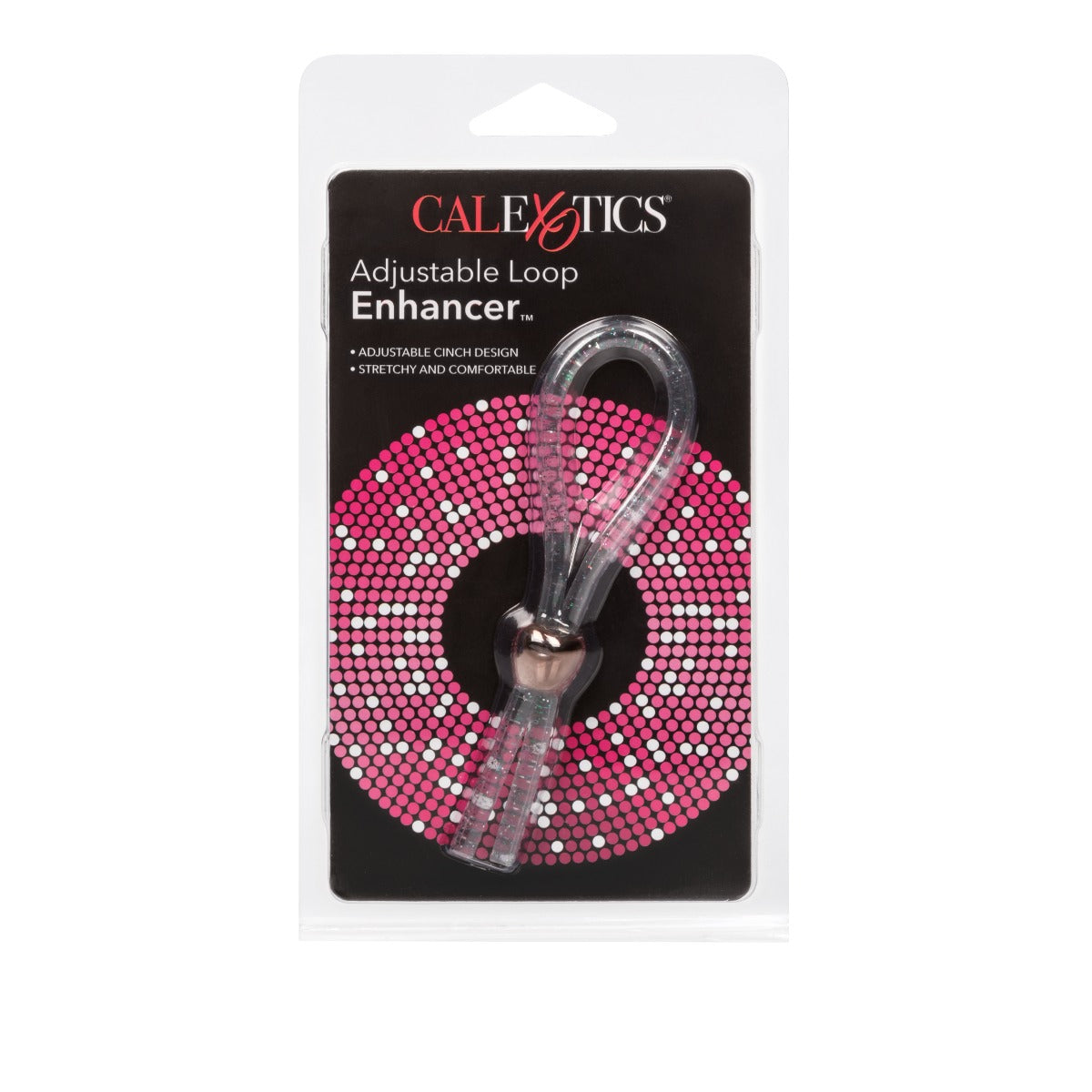 California Exotics Adjustable Loop Enhancer - Clear Glitter
