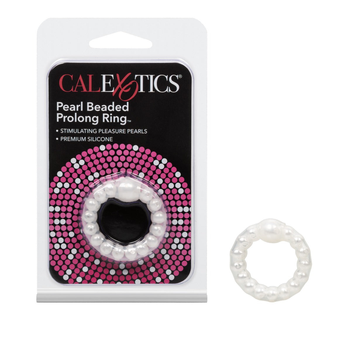 California Exotics Pearl Bead Prolong Ring Pearl