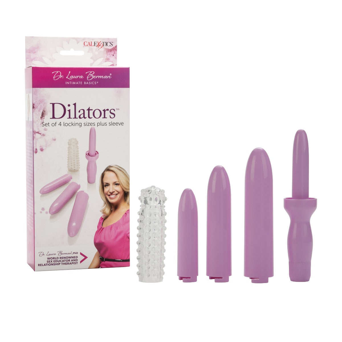 California Exotics Dr Laura Berman Dilator Set Purple Dilator - 4 Sizes