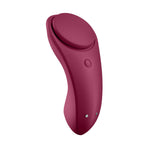 Satisfyer Sexy Secret Panty Vibrator - Wine Red
