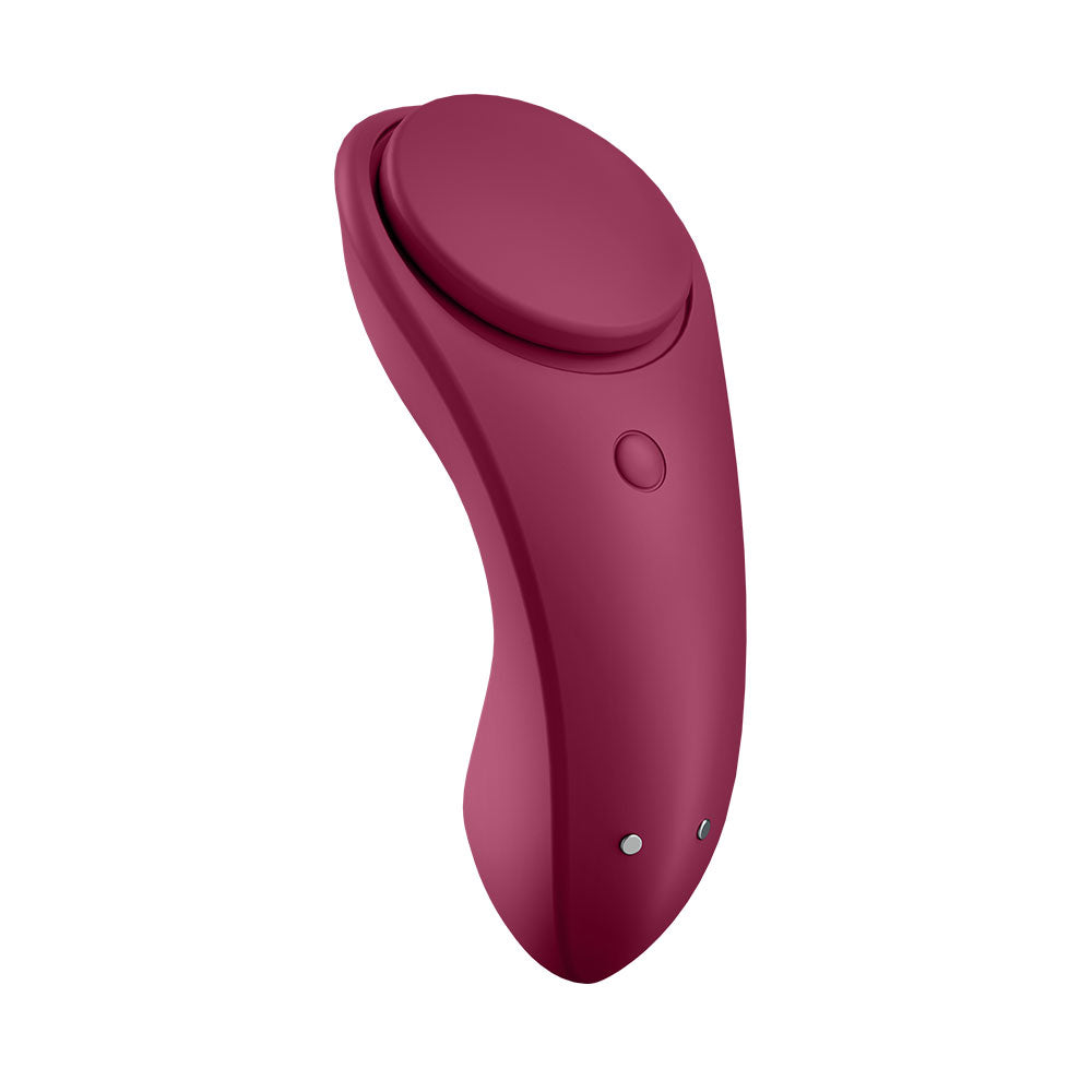 Satisfyer Sexy Secret Panty Vibrator - Wine Red