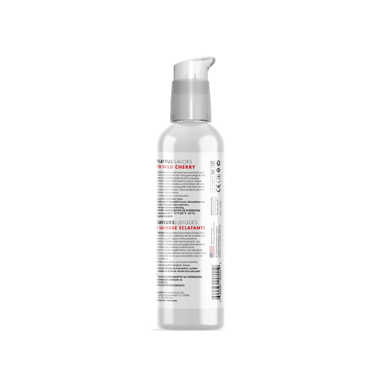 Swiss Navy 4 In 1 Poppin Wild Cherry Flavoured Water Based Lube 4oz
