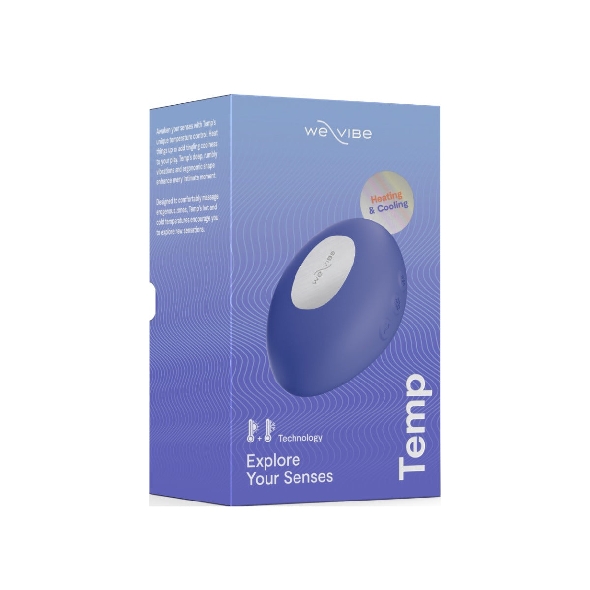We-Vibe Temp Lay On Clitoral Warming Vibrator Lavender