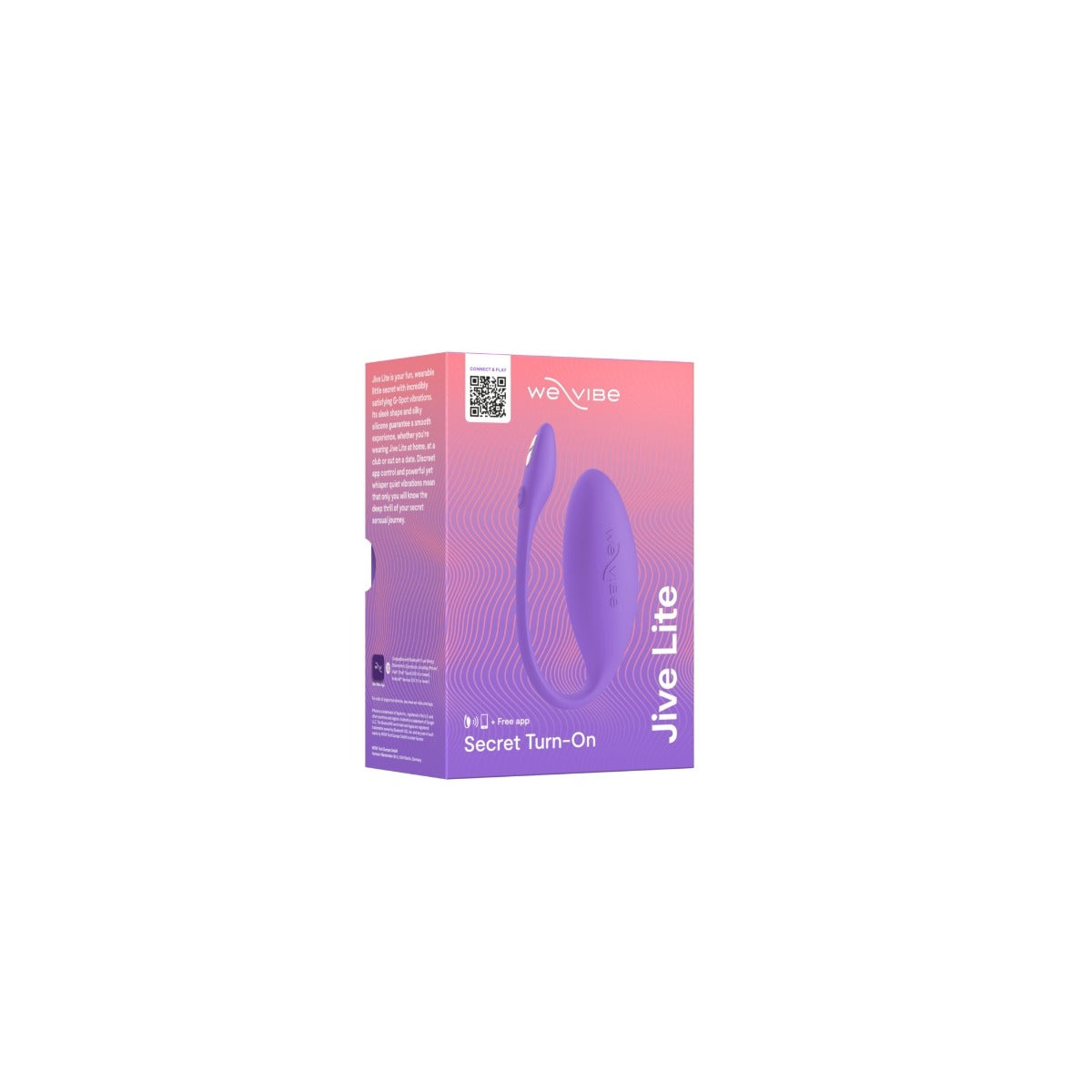 We-Vibe Jive Lite Egg Vibrator With App Control Purple