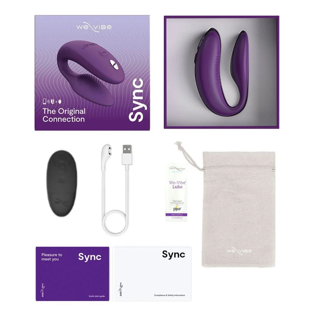 We-Vibe Sync 2nd Gen Couples Vibrator Purple
