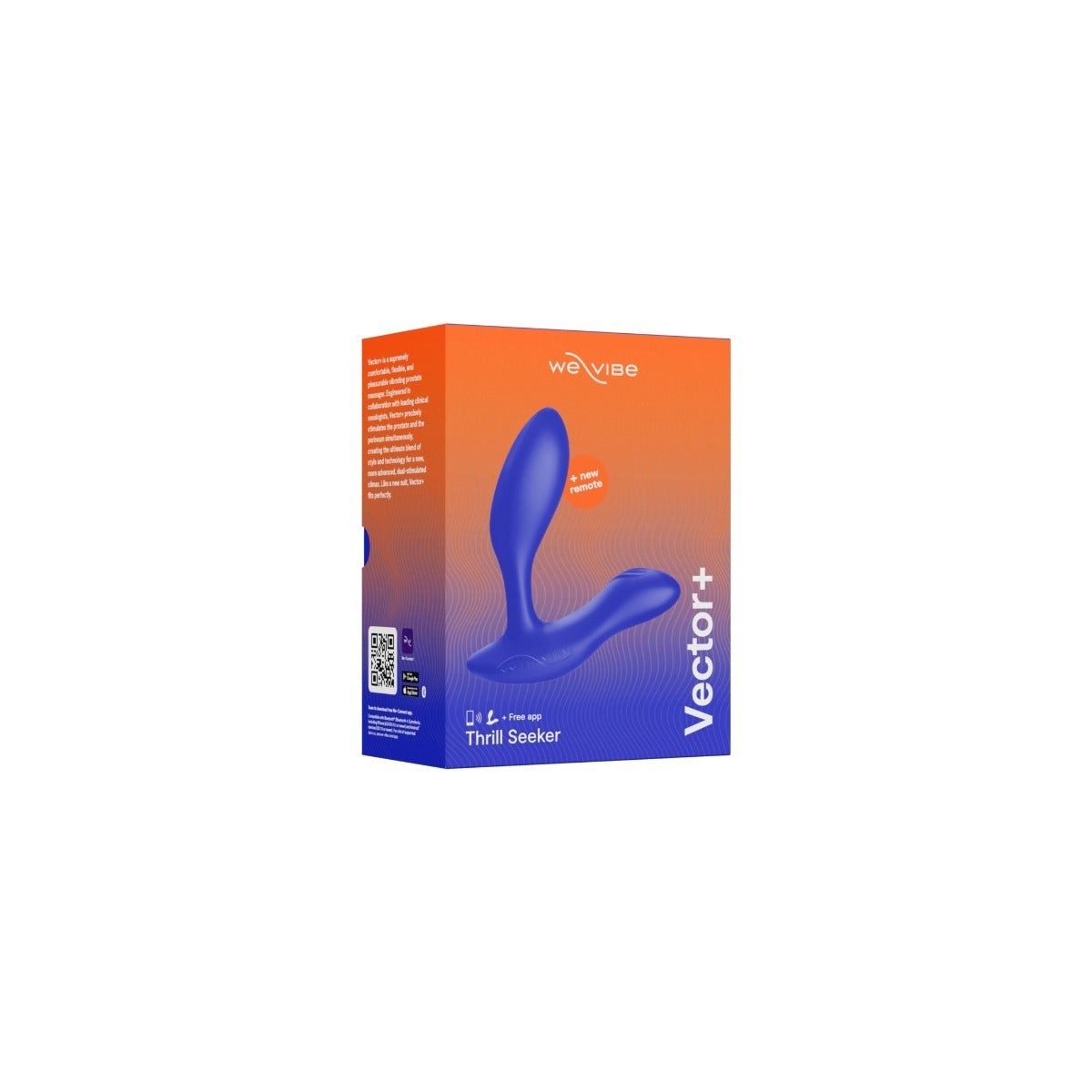 We-Vibe Vector+ Prostate Massager Royal Blue
