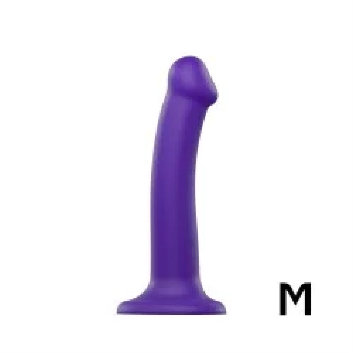 Strap On Me Semi-Realistic Dual Density Bendable Dildo Purple - M