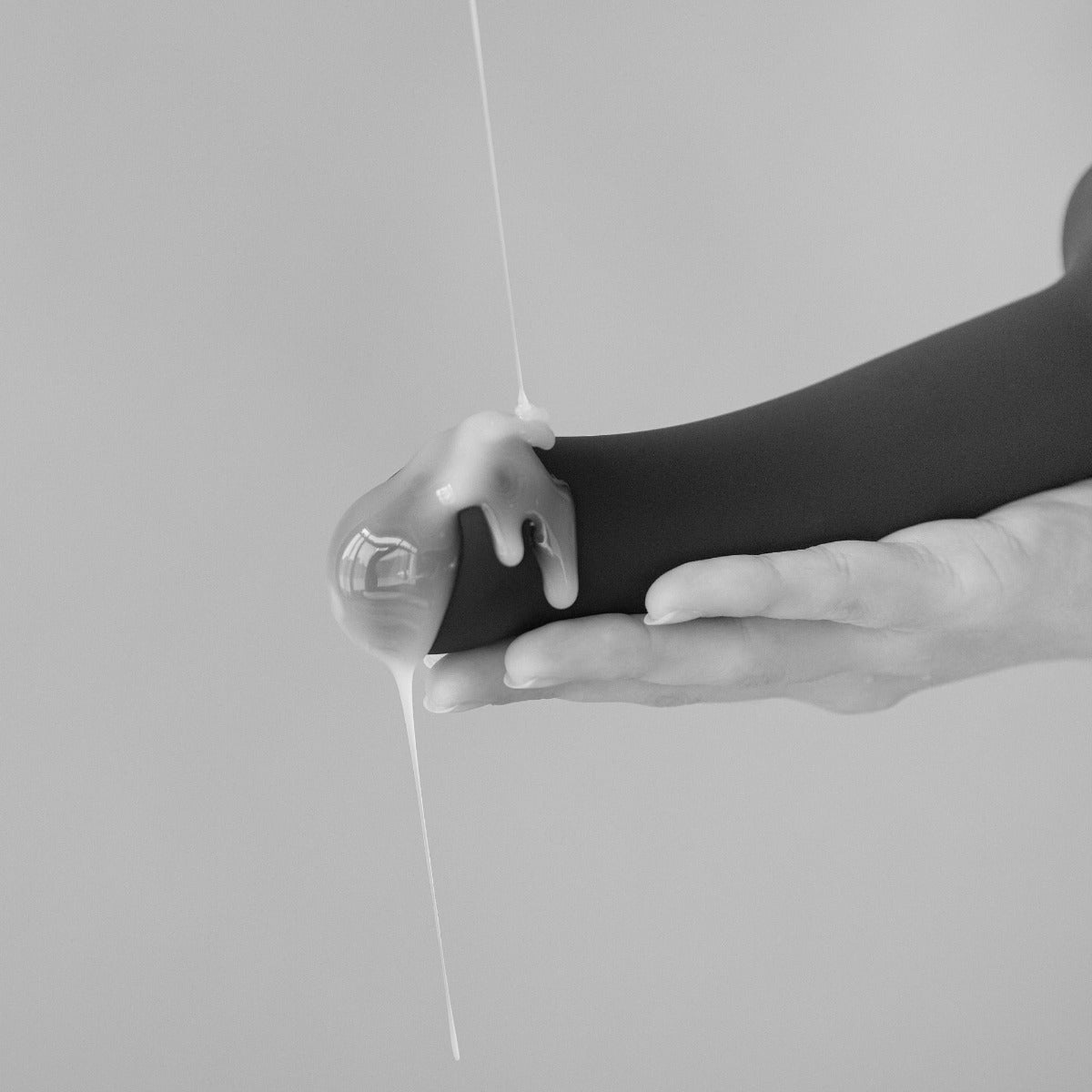 Strap On Me Squirting Cum Dildo Semi-Realiste Black - L