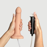 Strap On Me Squirting Cum Dildo Semi-Realiste Vanilla - L