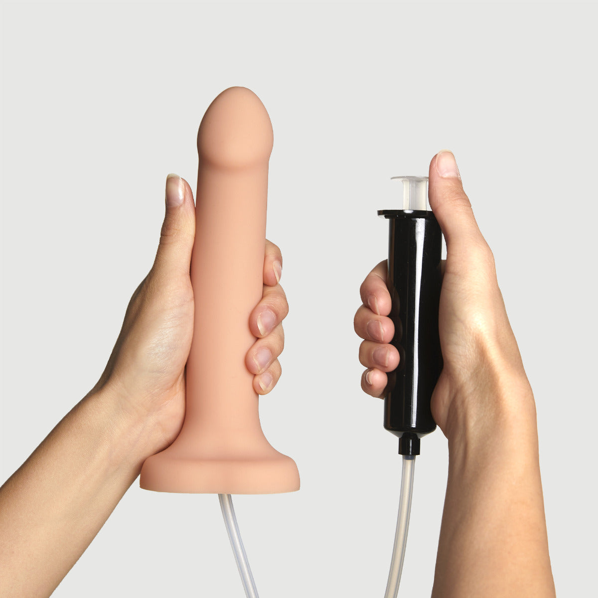 Strap On Me Squirting Cum Dildo Semi-Realiste Vanilla - L