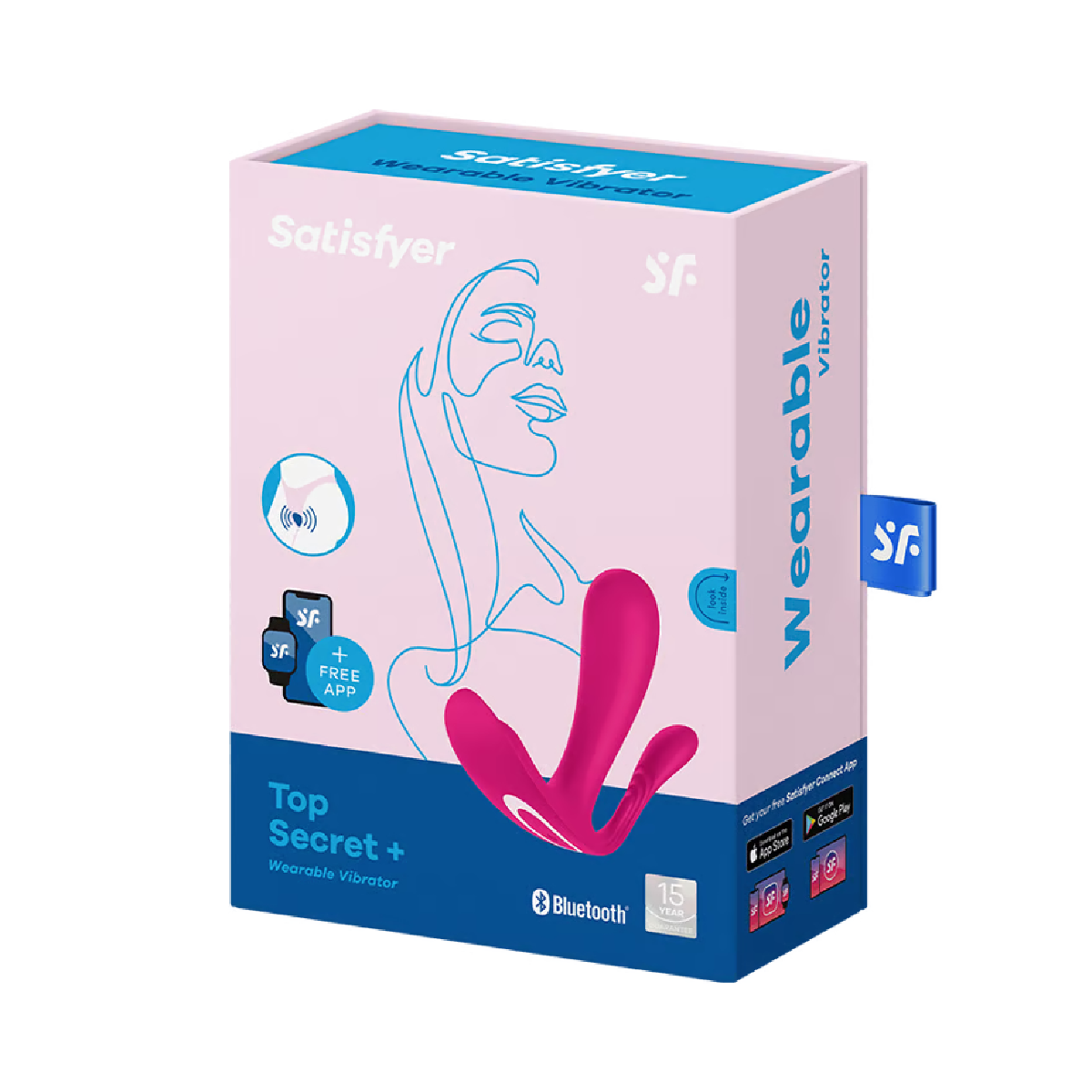 Satisfyer Top Secret+ Pink Wearable Vibrator