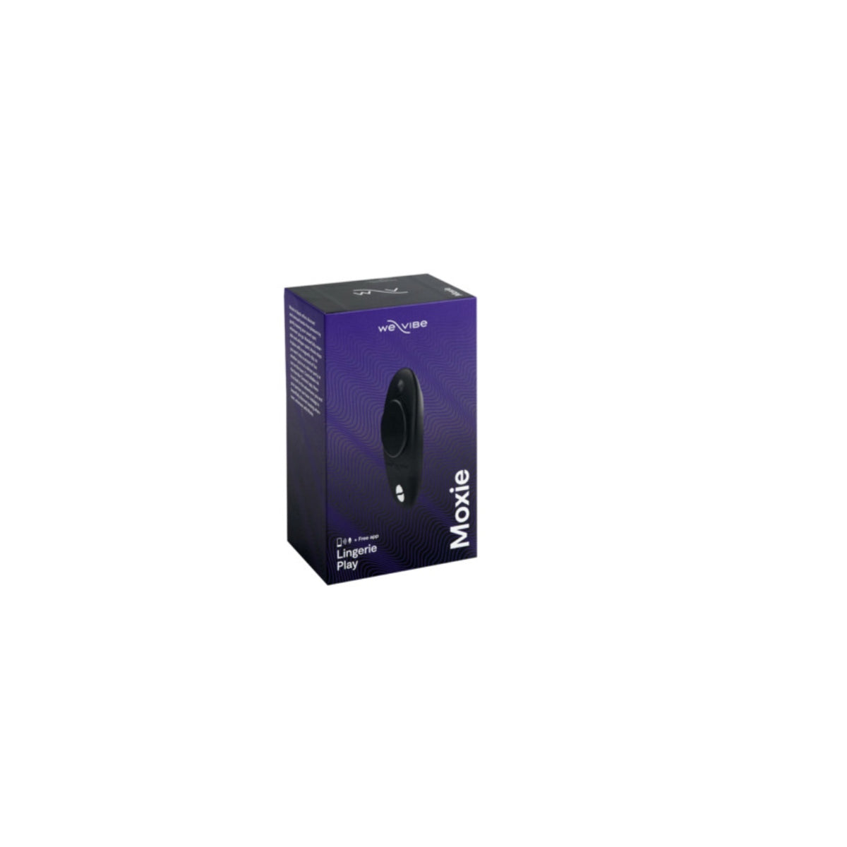 We-Vibe Moxie Plus Wearable Clitoral Vibrator Satin Black
